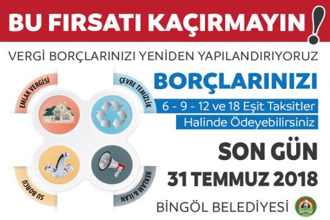 Vergi borçlarına yapılandırma fırsatı