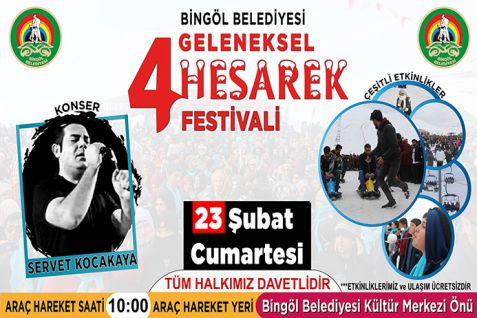 4’üncü geleneksel hesarek festivali