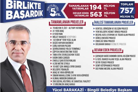 Barakazi, 5 yılını değerlendirdi