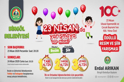 Altın ödüllü 23 nisan yarışması