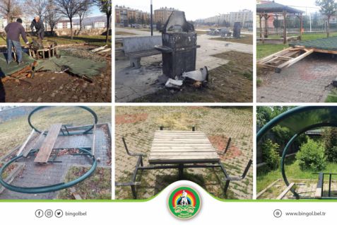 Şehir magandaları parklara dadandı