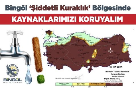 Bingöl kuraklığın içinde !  kaynaklarımızı koruyalım