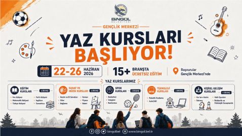 21 BRANŞTA ÜCRETSİZ YAZ KURSU FIRSATI